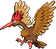 Fearow Pixel Art Grid - Pokemon Gallery