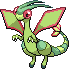 Flygon Pixel Art Grid - Pokemon Gallery