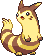 Furret Pixel Art Grid - Pokemon Gallery