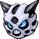 Glalie Pixel Art gen5_black-white - Pokemon Gallery