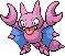 Gligar Pixel Art gen5_black-white - Pokemon Gallery