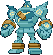 Golurk Pixel Art Grid - Pokemon Gallery