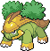 Grotle Pixel Art gen5_black-white - Pokemon Gallery