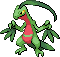 Grovyle Pixel Art Grid - Pokemon Gallery