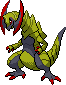 Haxorus Pixel Art Grid - Pokemon Gallery