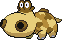 Hippopotas Pixel Art gen5_black-white - Pokemon Gallery