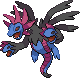 Hydreigon Pixel Art Grid - Pokemon Gallery