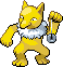 Hypno Pixel Art Grid - Pokemon Gallery