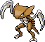 Kabutops Pixel Art gen5_black-white - Pokemon Gallery