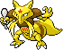 Kadabra Pixel Art Grid - Pokemon Gallery