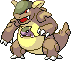 Kangaskhan Pixel Art Grid - Pokemon Gallery