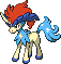 Keldeo Pixel Art Grid - Pokemon Gallery