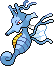 Kingdra Pixel Art Grid - Pokemon Gallery