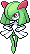 Kirlia Pixel Art Grid - Pokemon Gallery