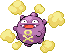 Koffing Pixel Art Grid - Pokemon Gallery