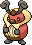 Kricketot Pixel Art Grid - Pokemon Gallery