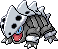 Lairon Pixel Art gen5_black-white - Pokemon Gallery