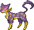 Liepard Pixel Art Grid - Pokemon Gallery