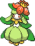 Lilligant Pixel Art Grid - Pokemon Gallery