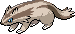 Linoone Pixel Art gen5_black-white - Pokemon Gallery