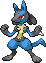 Lucario Pixel Art Grid - Pokemon Gallery