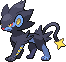 Luxray Pixel Art Grid - Pokemon Gallery