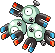 Magneton Pixel Art Grid - Pokemon Gallery