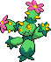 Maractus Pixel Art Grid - Pokemon Gallery