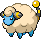 Mareep Pixel Art gen5_black-white - Pokemon Gallery