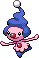 Mime Jr. Pixel Art Grid - Pokemon Gallery