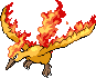 Moltres Pixel Art gen5_black-white - Pokemon Gallery