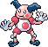 Mr.%20Mime Pixel Art gen5_black-white - Pokemon Gallery