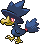 Murkrow Pixel Art Grid - Pokemon Gallery