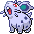 Nidoran%E2%99%80 Pixel Art gen5_black-white - Pokemon Gallery