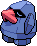 Nosepass Pixel Art gen5_black-white - Pokemon Gallery