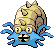 Omastar Pixel Art gen5_black-white - Pokemon Gallery