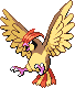 Pidgeotto Pixel Art gen5_black-white - Pokemon Gallery