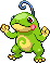 Politoed Pixel Art Grid - Pokemon Gallery