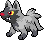 Poochyena Pixel Art gen5_black-white - Pokemon Gallery