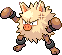 Primeape Pixel Art Grid - Pokemon Gallery