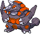 Rhyperior Pixel Art Grid - Pokemon Gallery