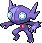 Sableye Pixel Art Grid - Pokemon Gallery