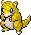 Sandshrew Pixel Art Grid - Pokemon Gallery