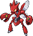 Scizor Pixel Art gen5_black-white - Pokemon Gallery