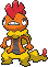 Scrafty Pixel Art Grid - Pokemon Gallery