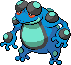 Seismitoad Pixel Art Grid - Pokemon Gallery