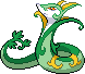 Serperior Pixel Art Grid - Pokemon Gallery