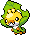 Sewaddle Pixel Art Grid - Pokemon Gallery