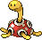 Shuckle Pixel Art gen5_black-white - Pokemon Gallery