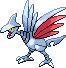 Skarmory Pixel Art Grid - Pokemon Gallery